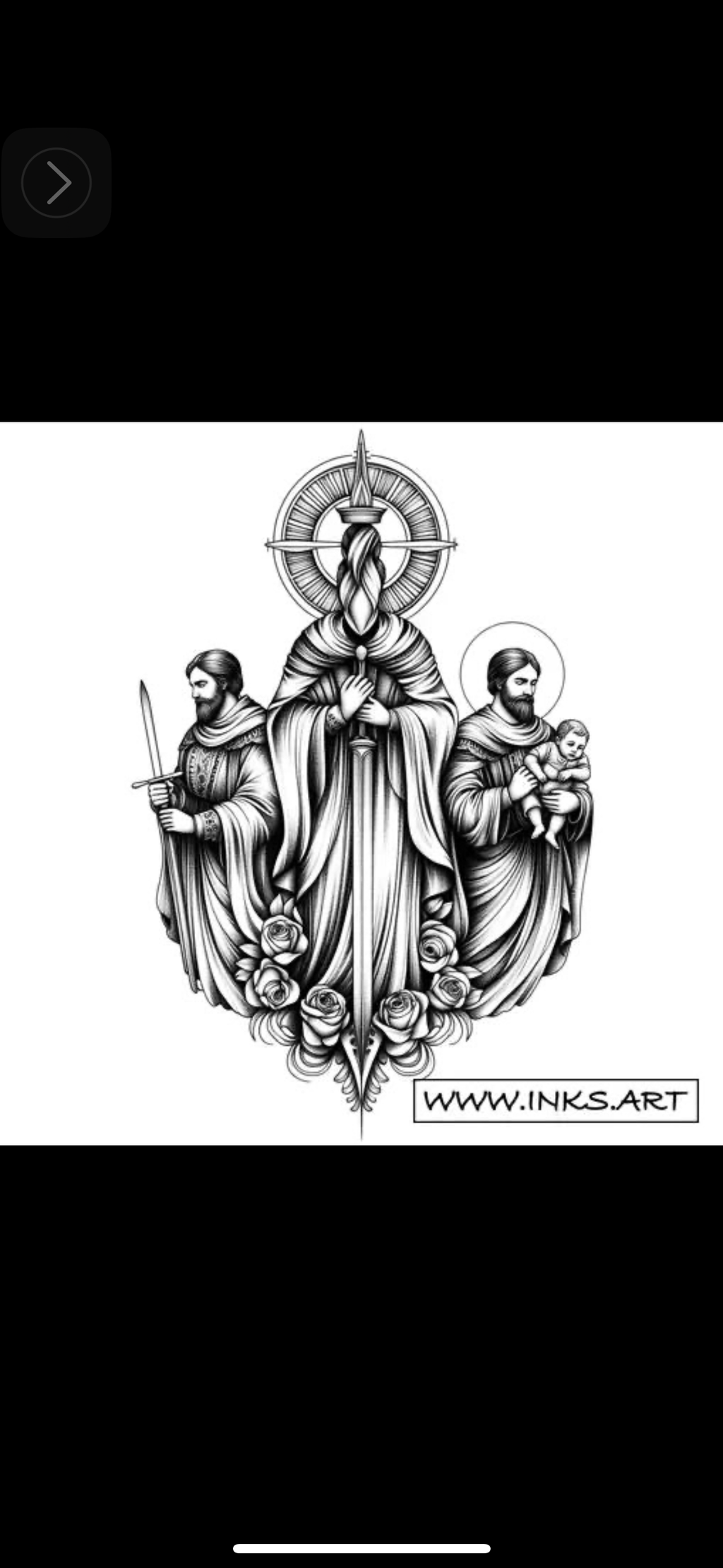 Lost Saints Vol. 1 – Digital Tattoo Flash Pack